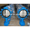 dn100 pn16 butterfly valve with cast iron body